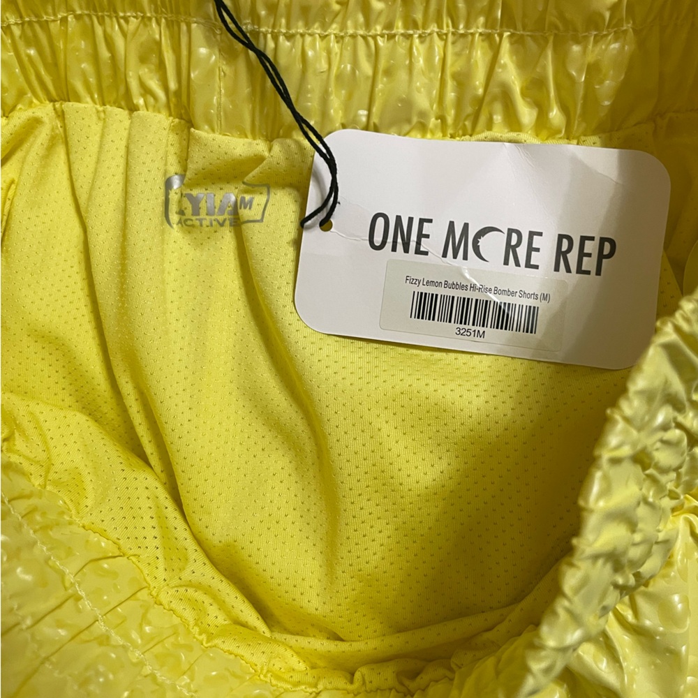 ZYIA Vibrant Yellow Athletic Shorts NWT